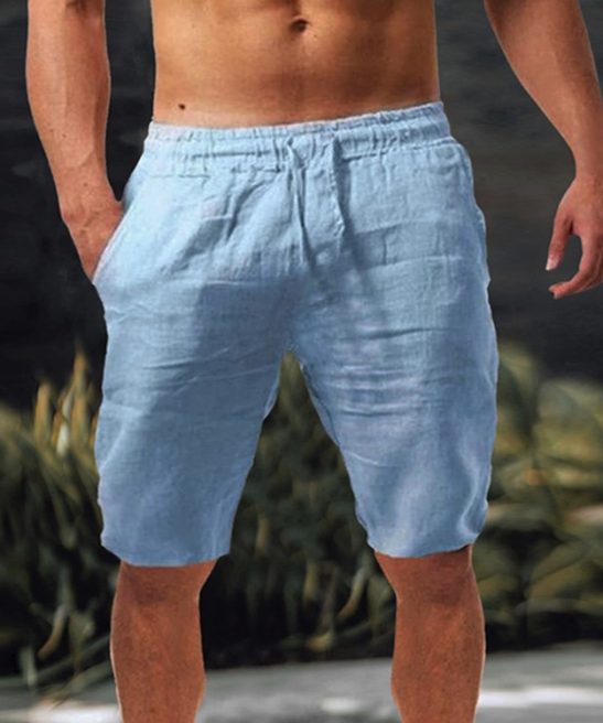 Loose Linen Shorts