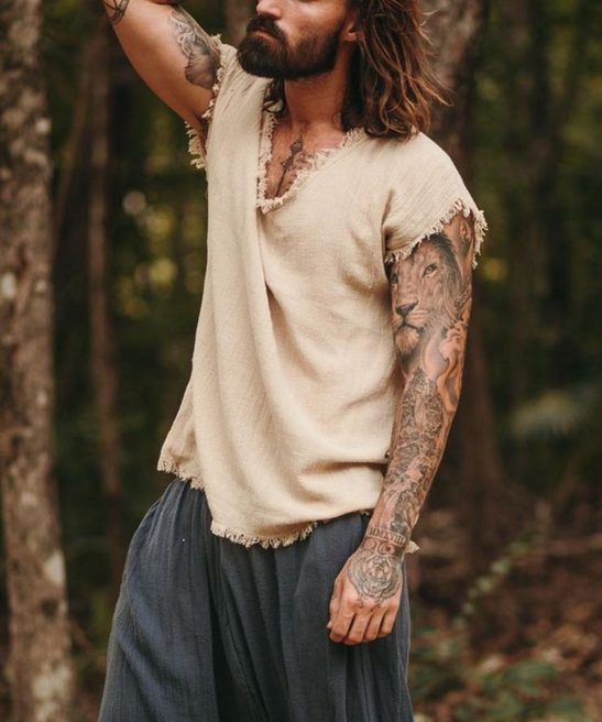 Linen Minimalist Tank Top