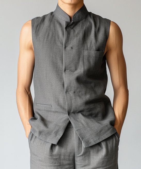 Men's Sleeveless Casual Set